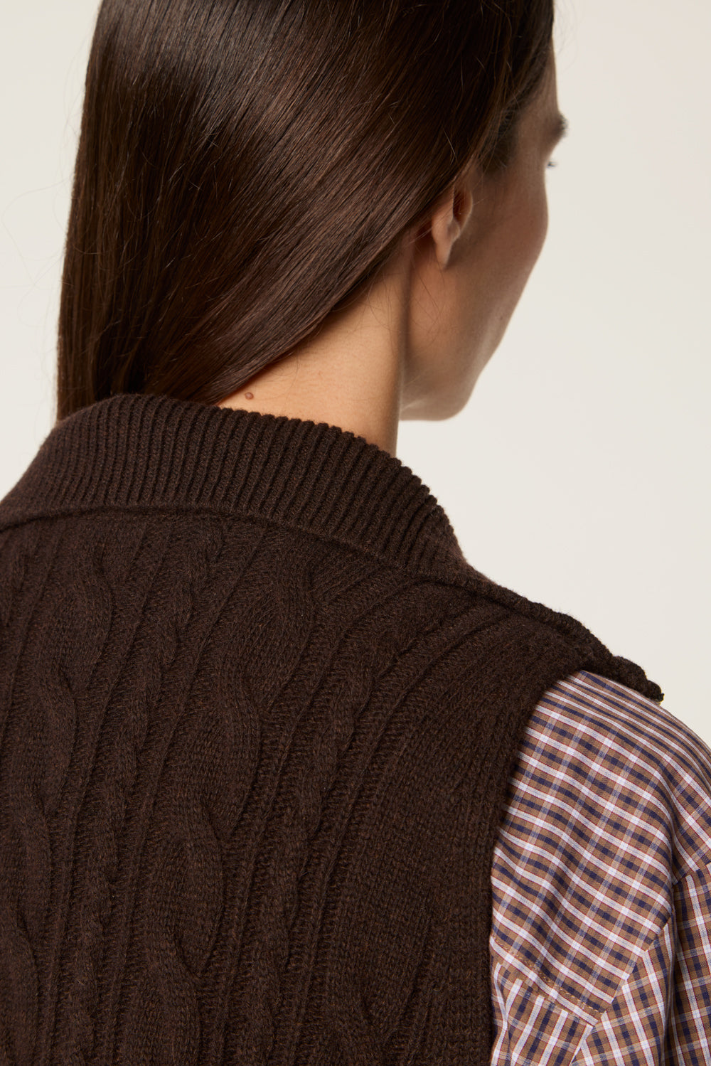 Ärmelloser Pullover