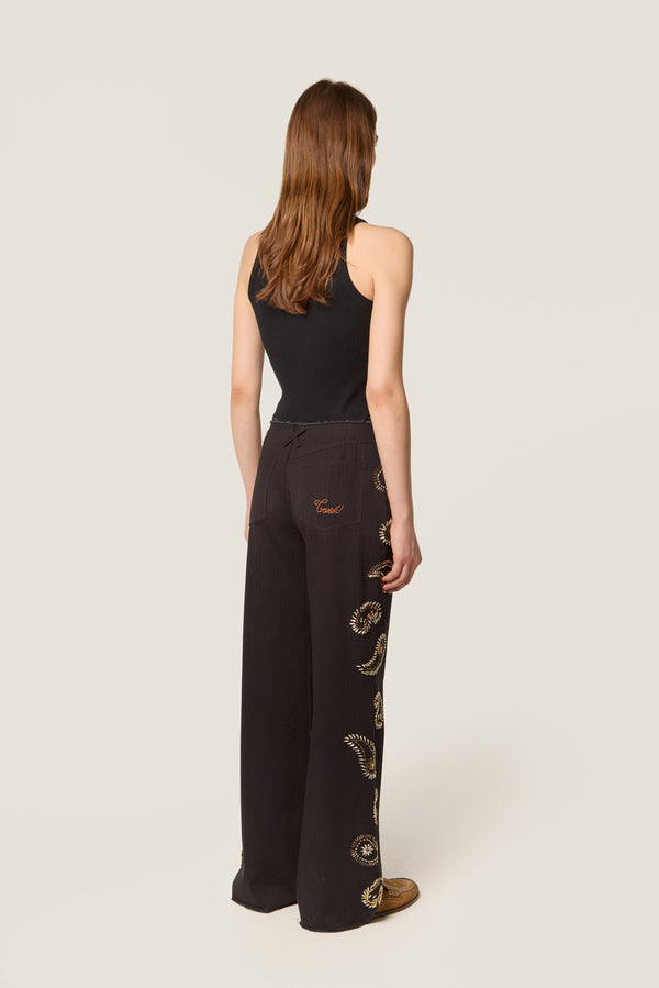 Embroidered pants