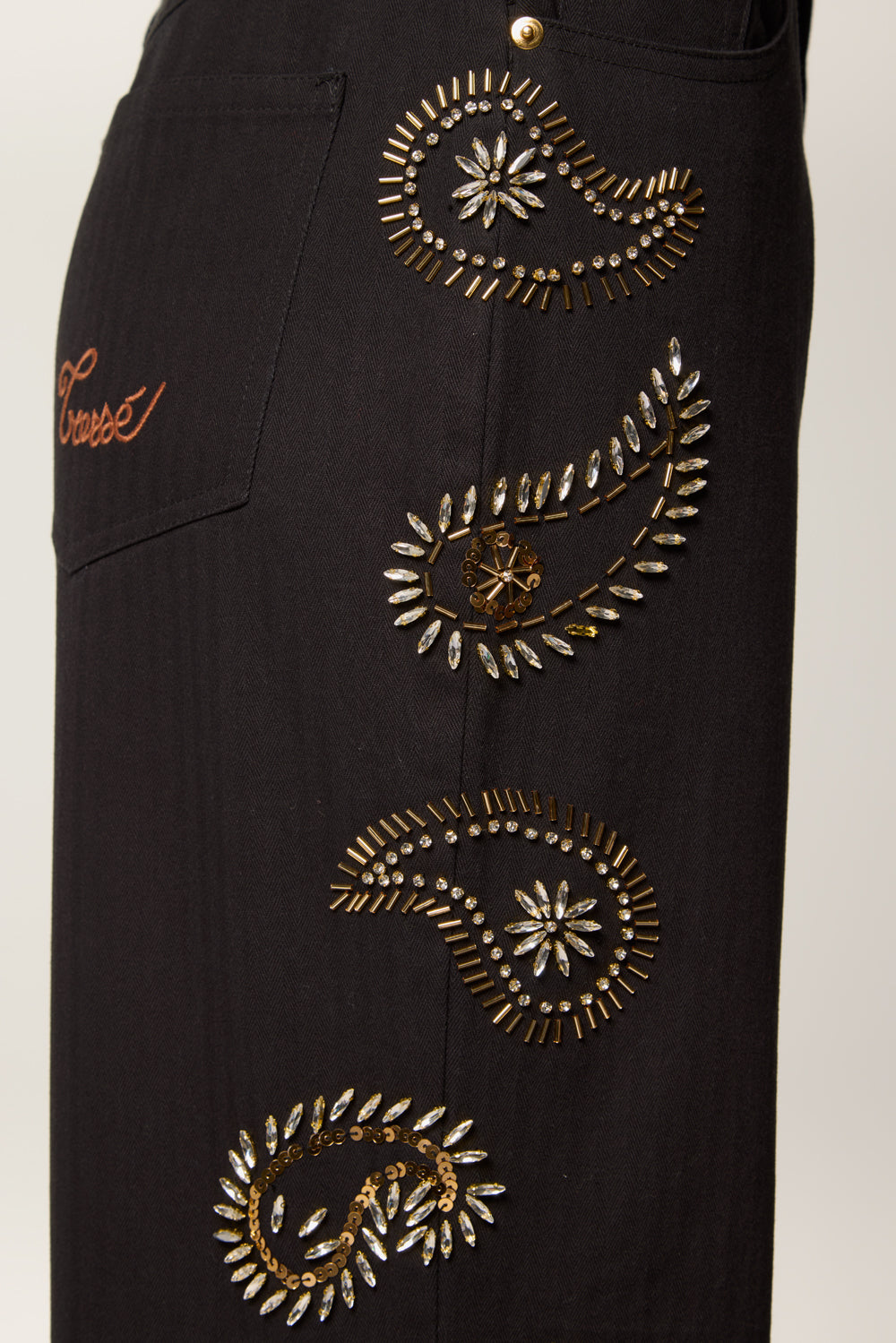 Embroidered pants