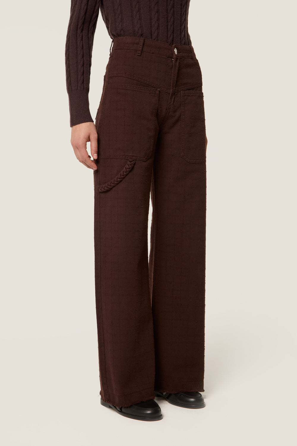Textured denim