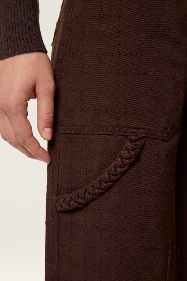 Textured denim
