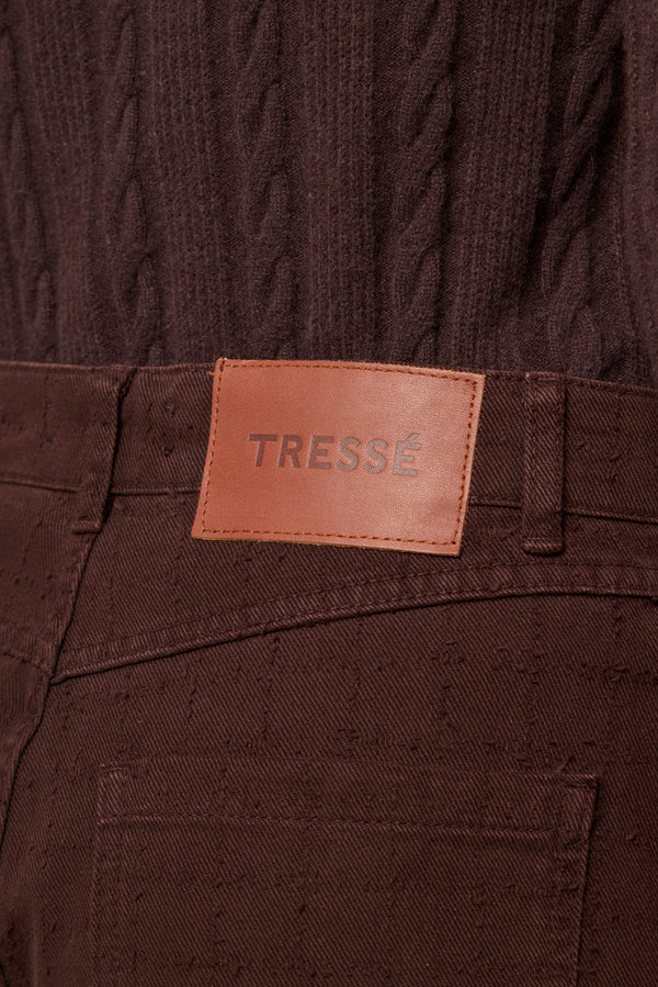 Textured denim