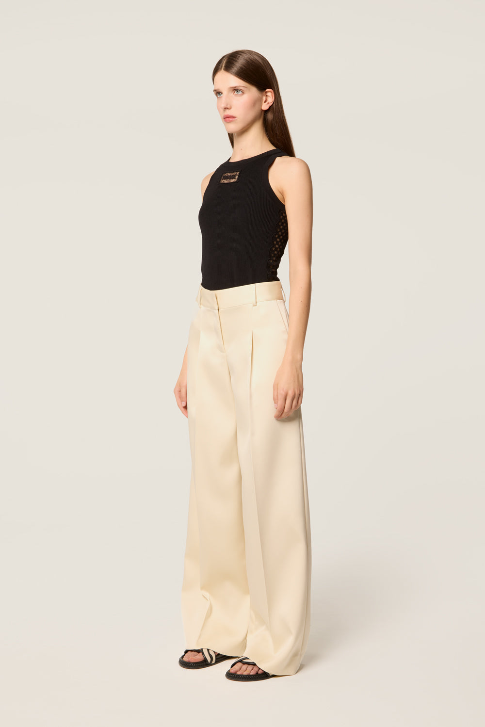 Satin pants