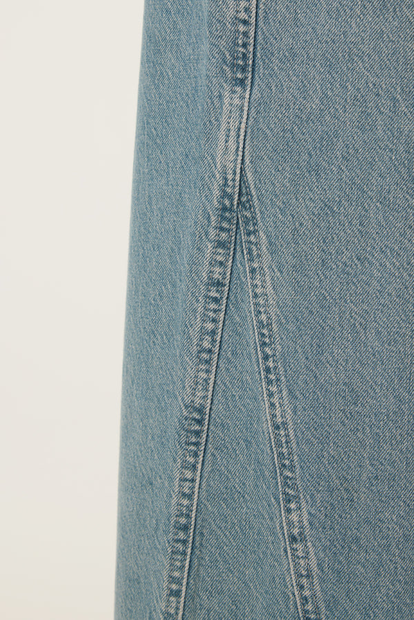 Denim with inserts