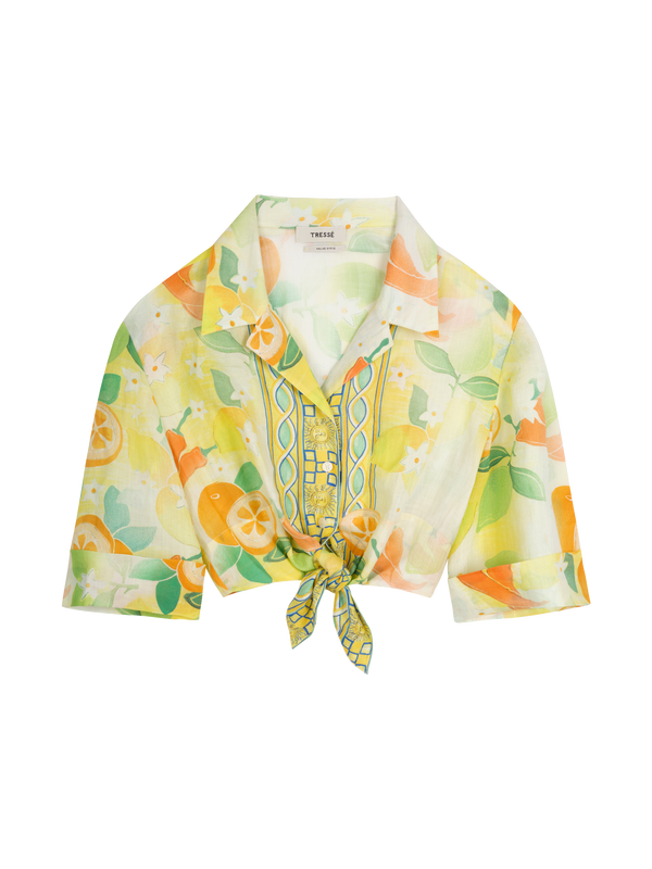 Chemise à motifs