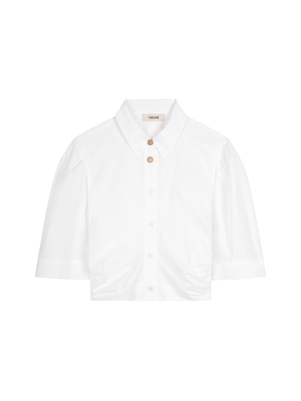 Chemise courte boutons soleil