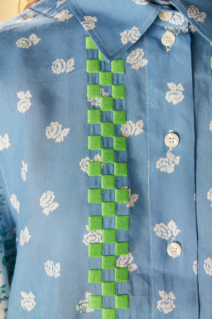 Chemise à motifs Tie & Dye