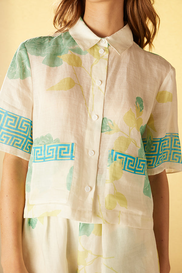 Chemise à motifs