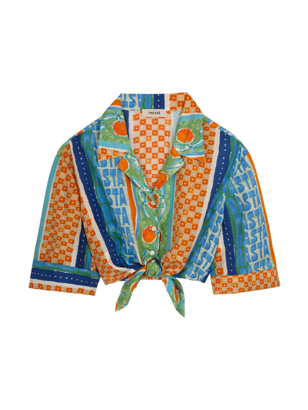 Flowy patterned shirt