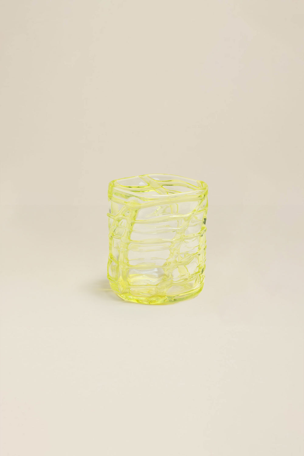 Verre de Murano jaune