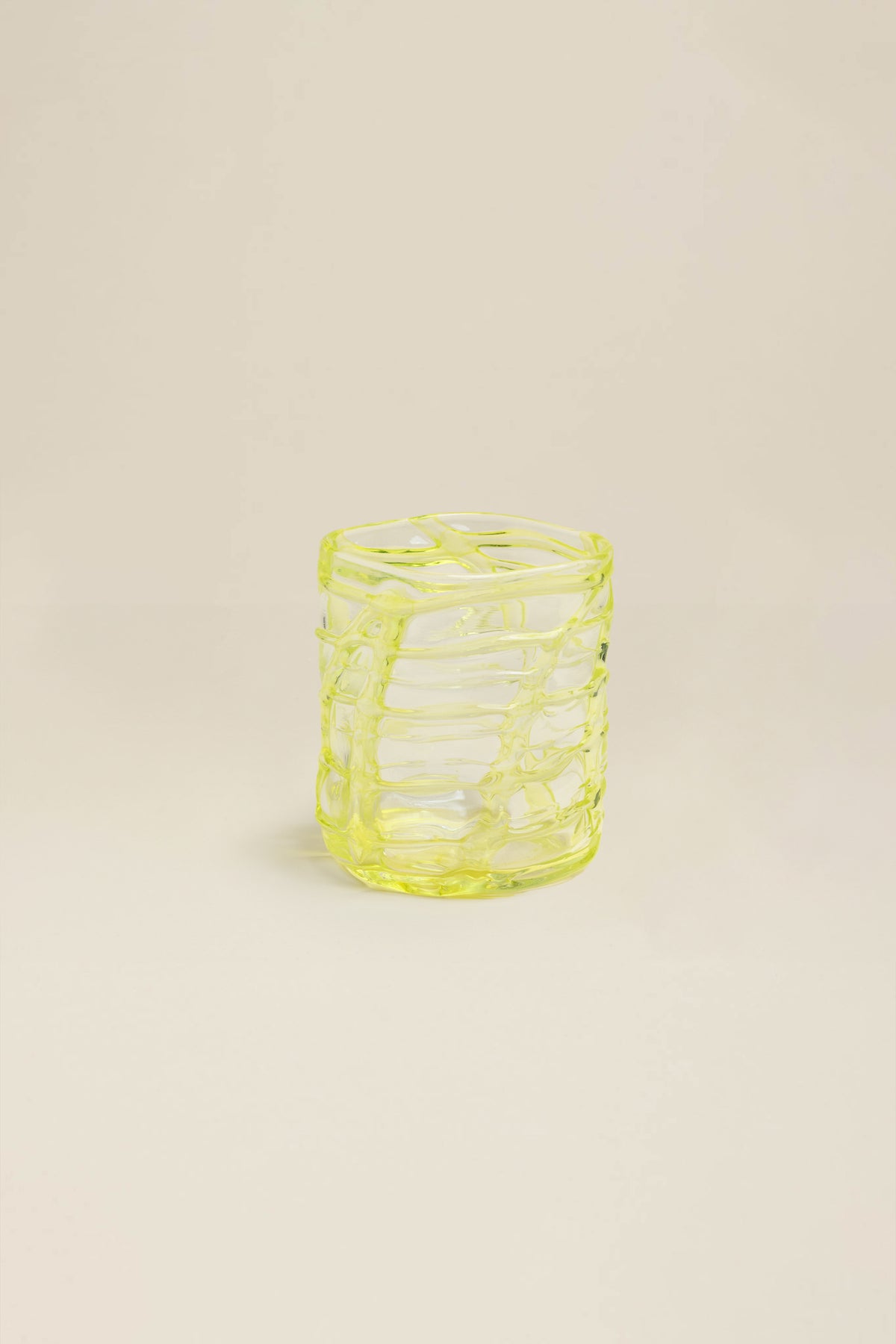 Bicchiere di Murano giallo
