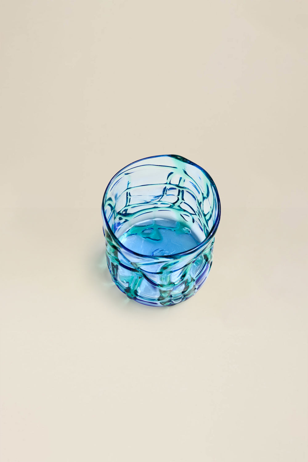 Verre de Murano bleu