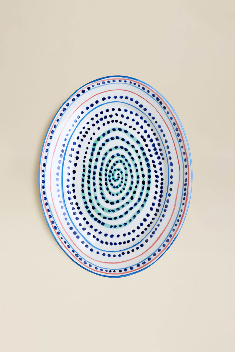 Spiral serving dish