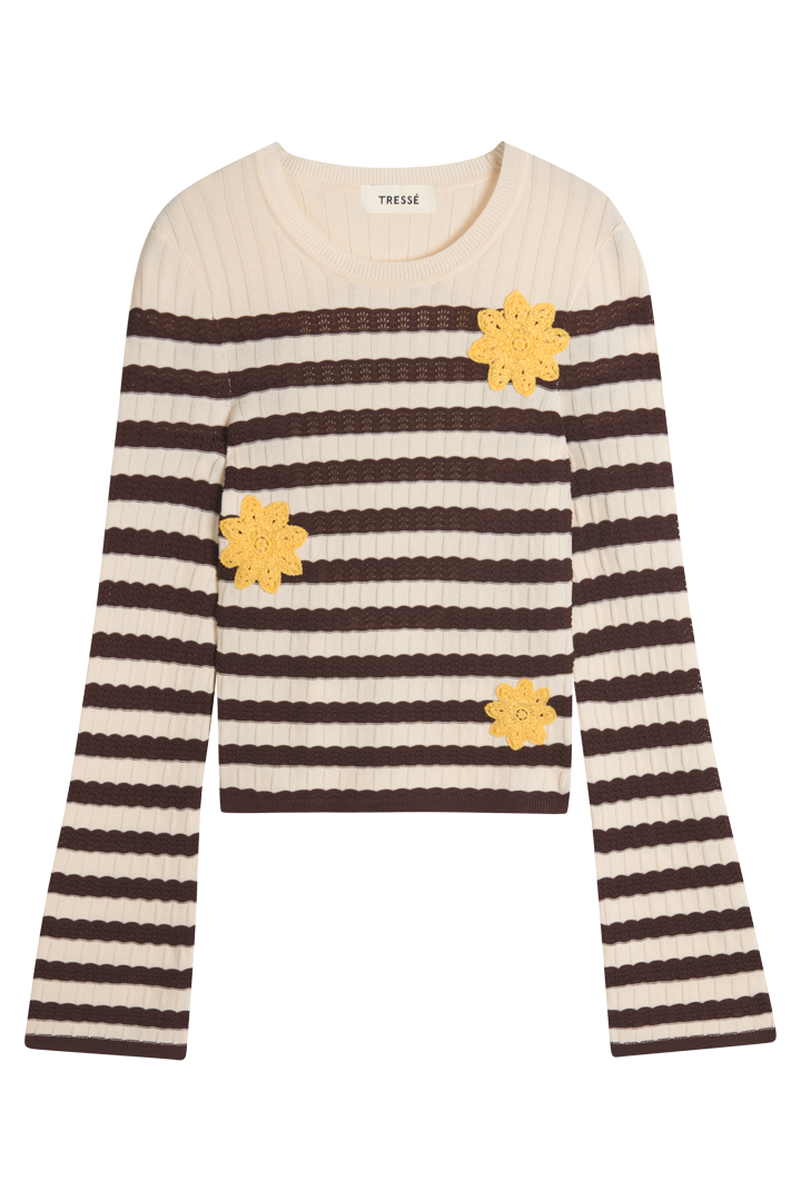 Strickpullover mit Öffnung