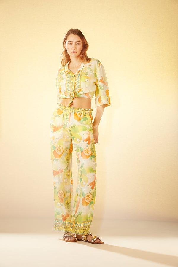 Chemise à motifs