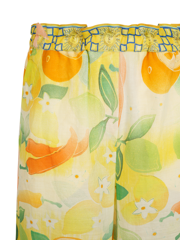 Pantalon à motifs