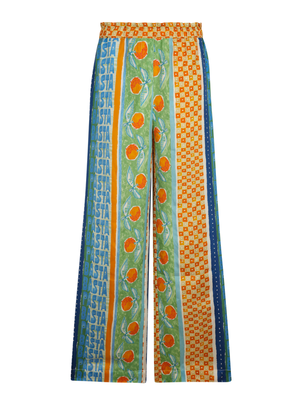 Flowy patterned pants