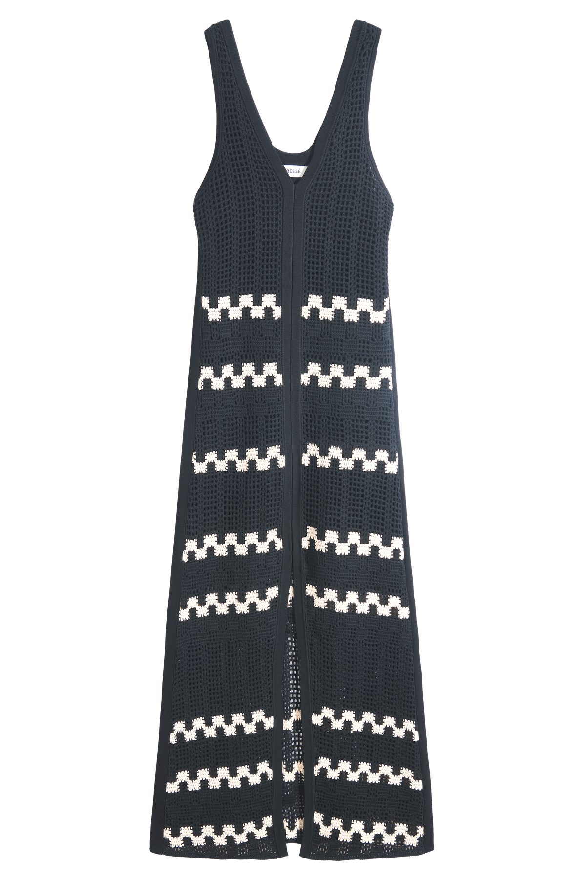 Häkelkleid mit Schlitz