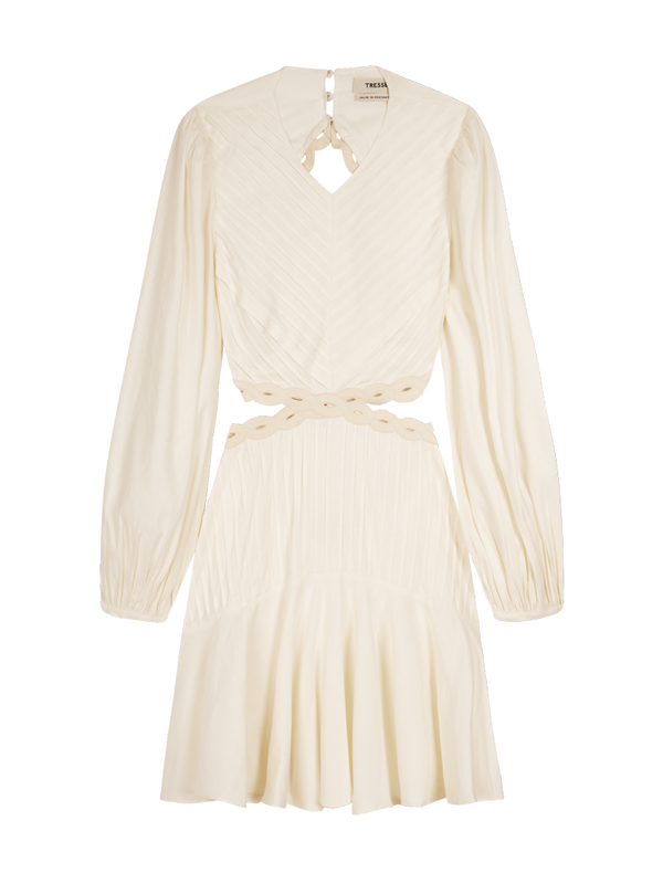 Tressé backless dress