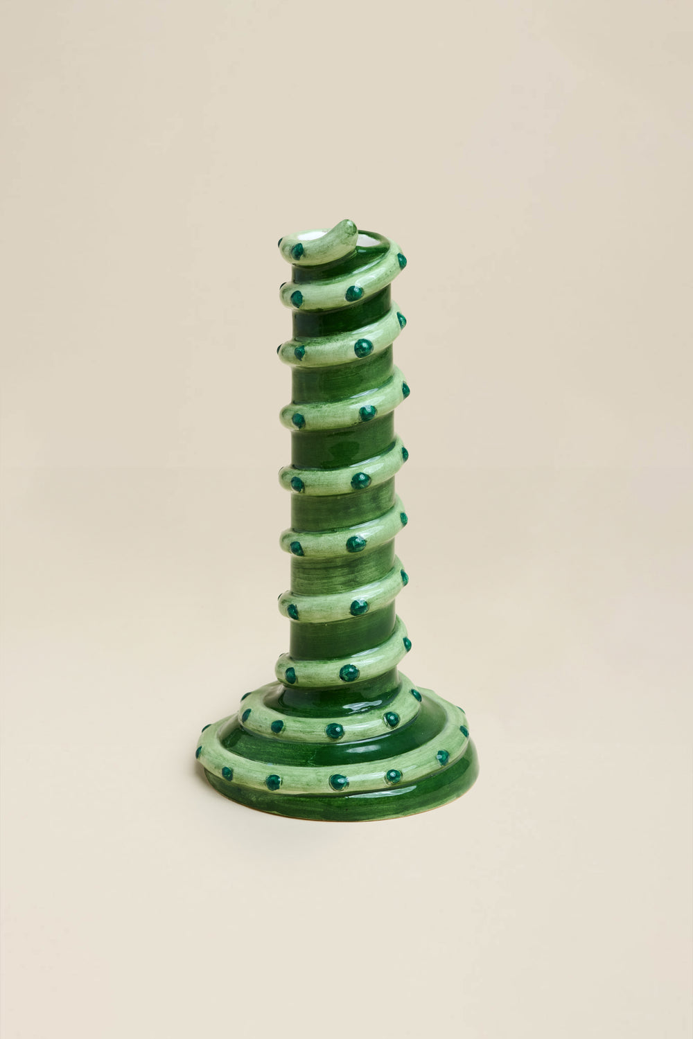 Spiral candle holder