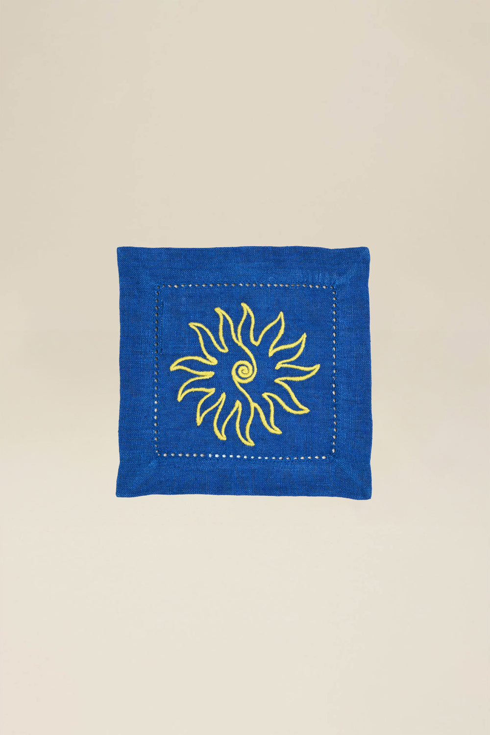 Navy sun coaster