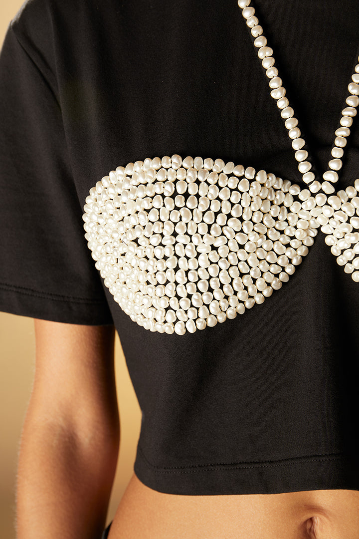 Beaded T-shirt