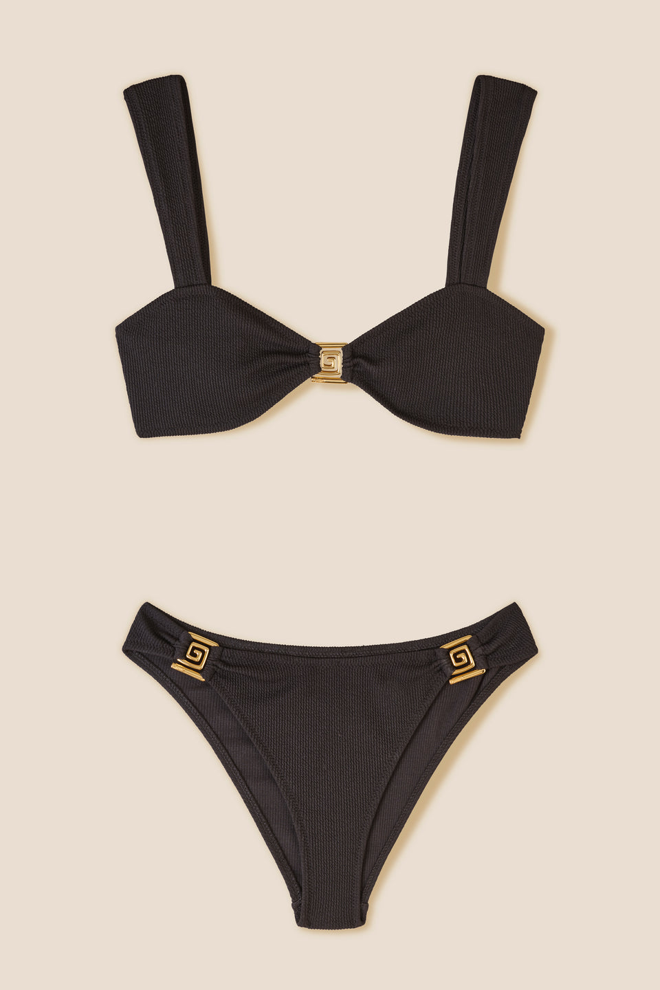 Maillot de bain noir deux-pièces