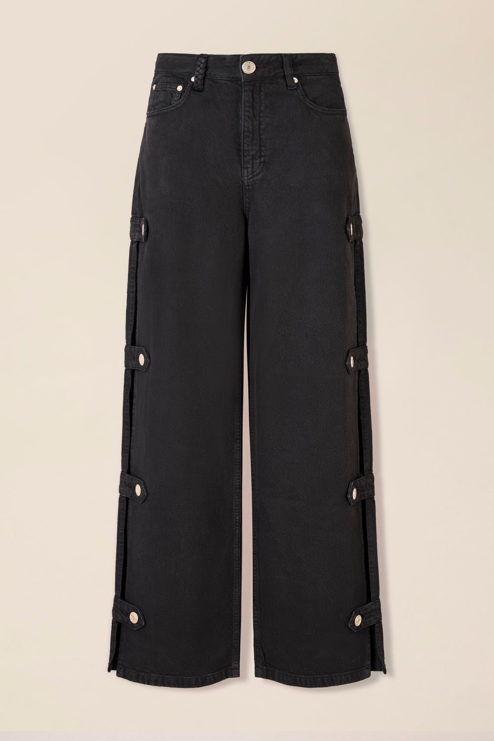 Pantalon à pattes boutonnées