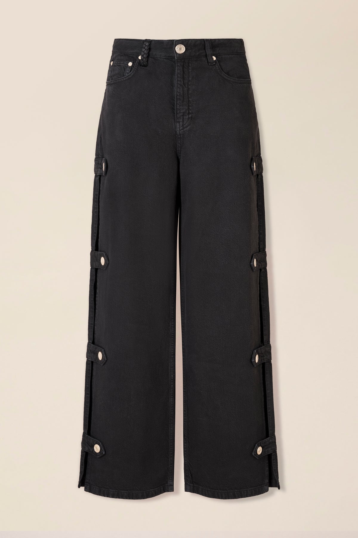 Pantalon à ouvertures boutonnées