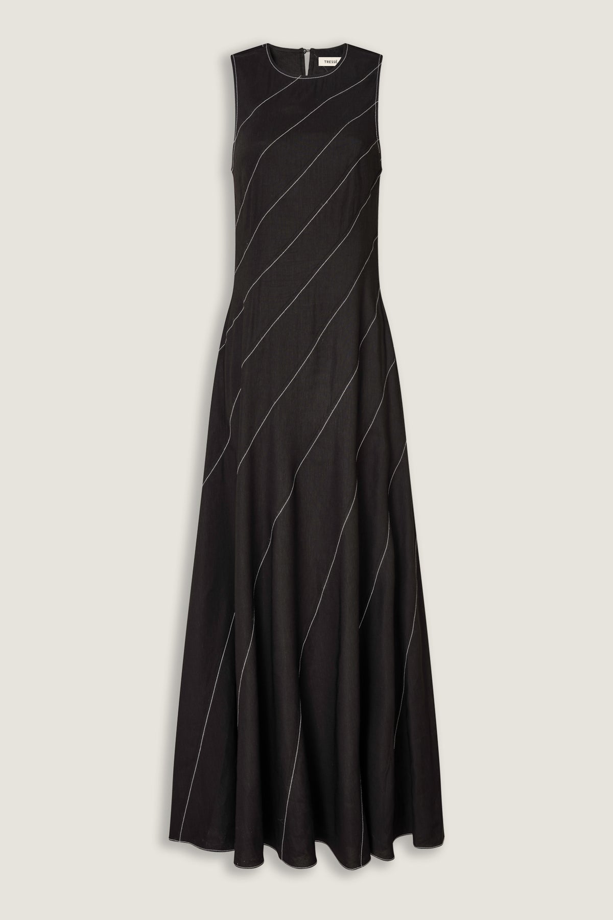 Robe longue à découpes