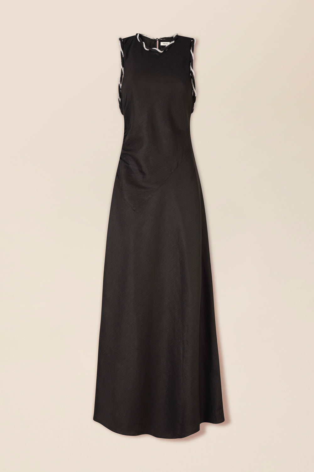 Long dress with rhinestone twist