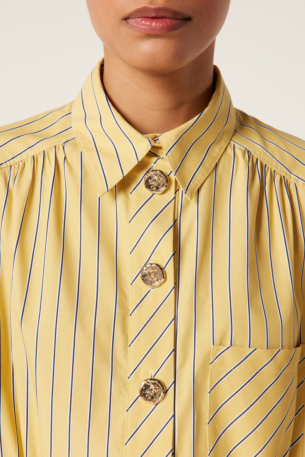 Camisa entallada de rayas