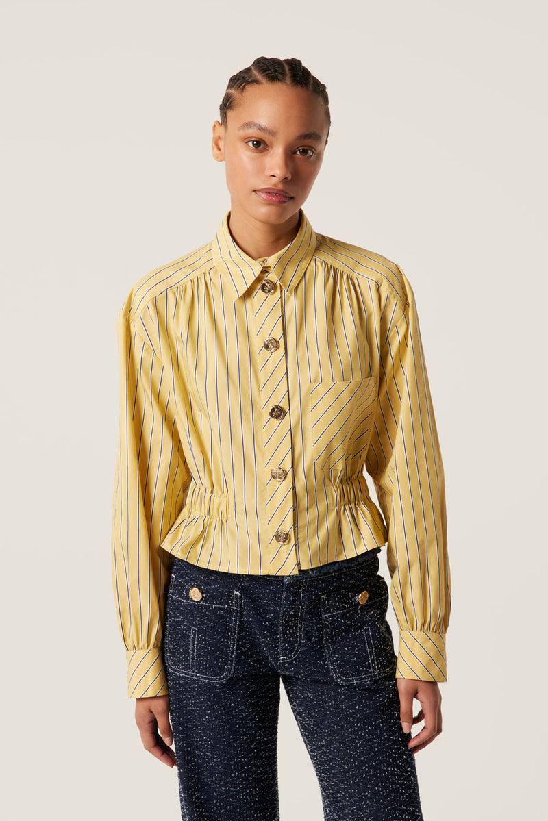 Striped fitted shirt