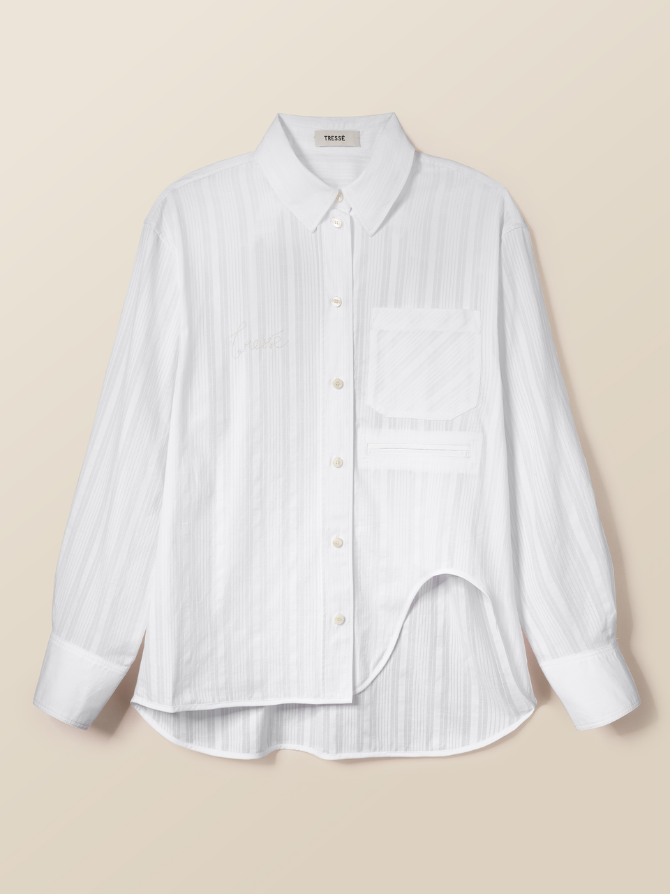Chemise ample asymétrique