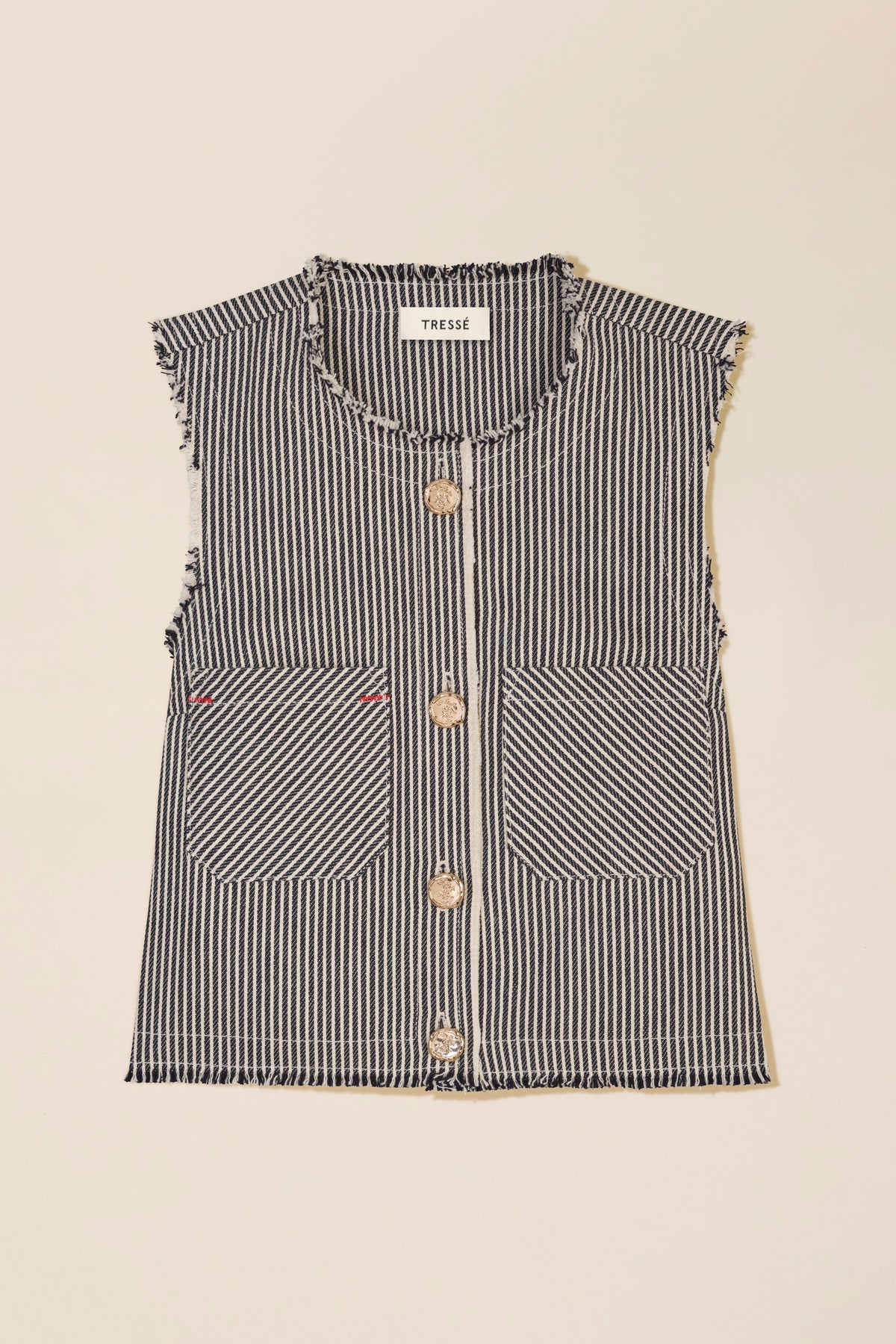 Striped waistcoat