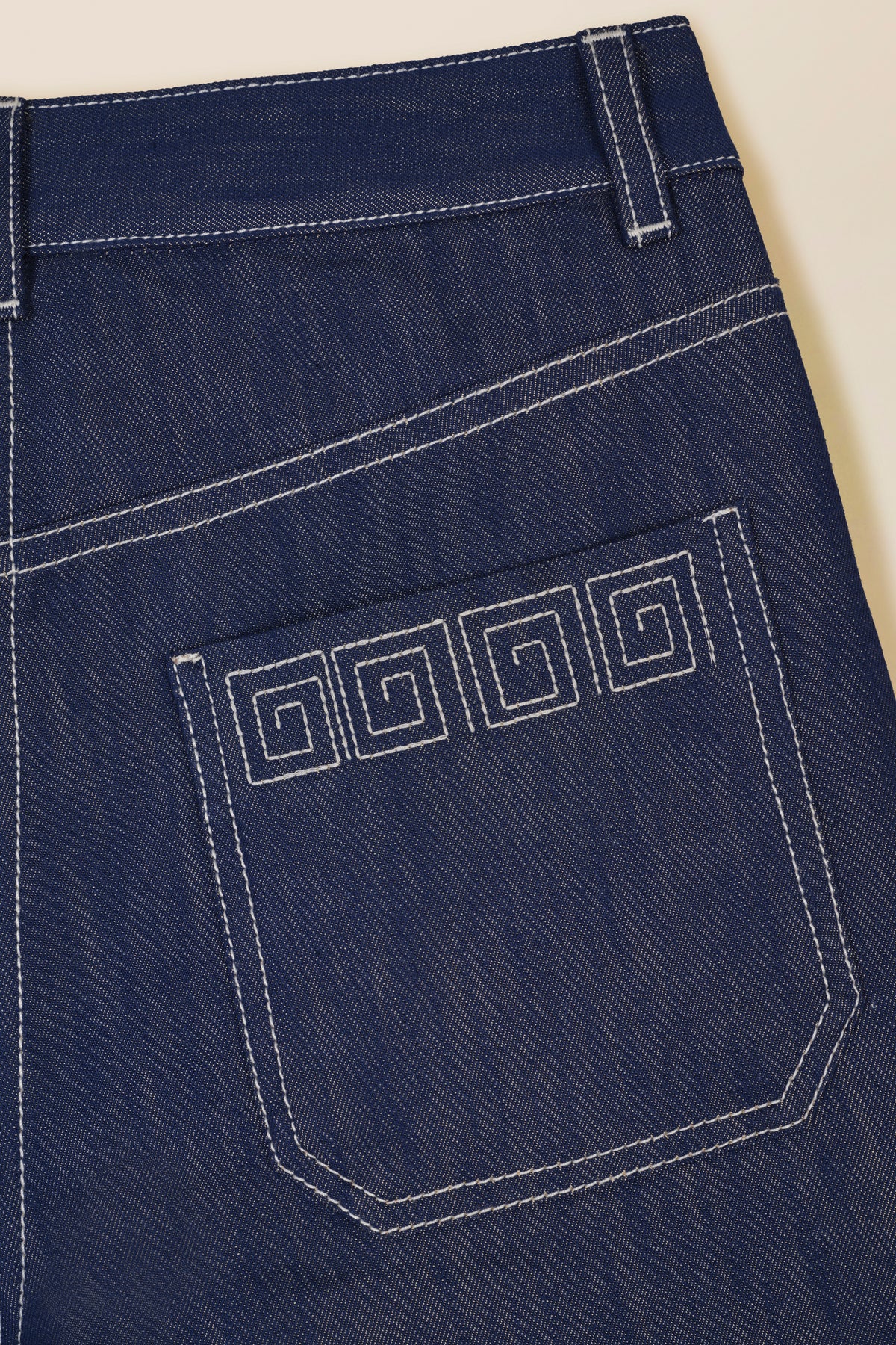 Pantalon à empiècements