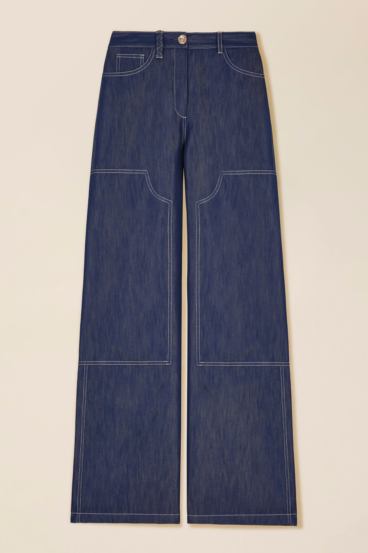 Pantalon à empiècements