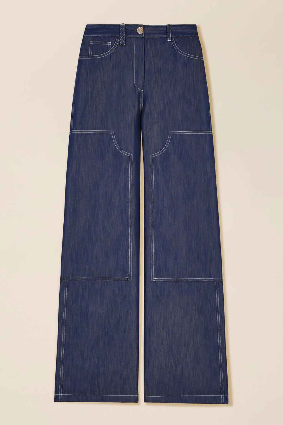 Pantalon à empiècements