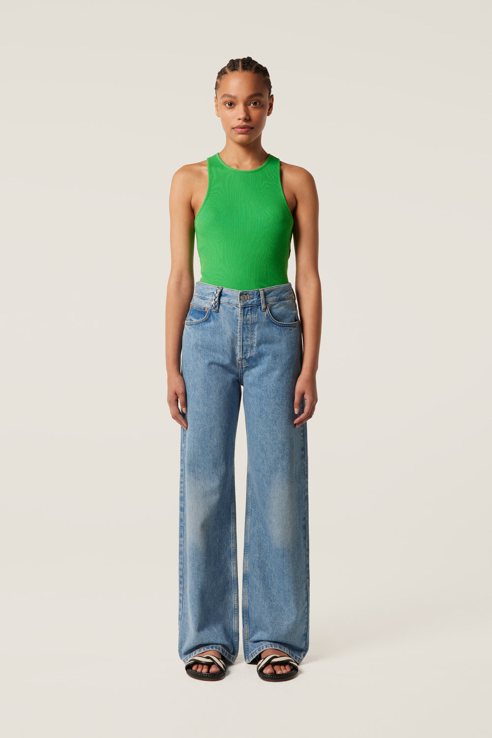 Denim à jacron palmier