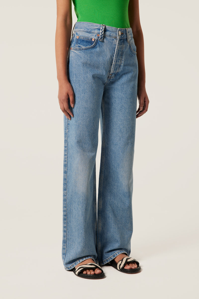 Palm jacron denim