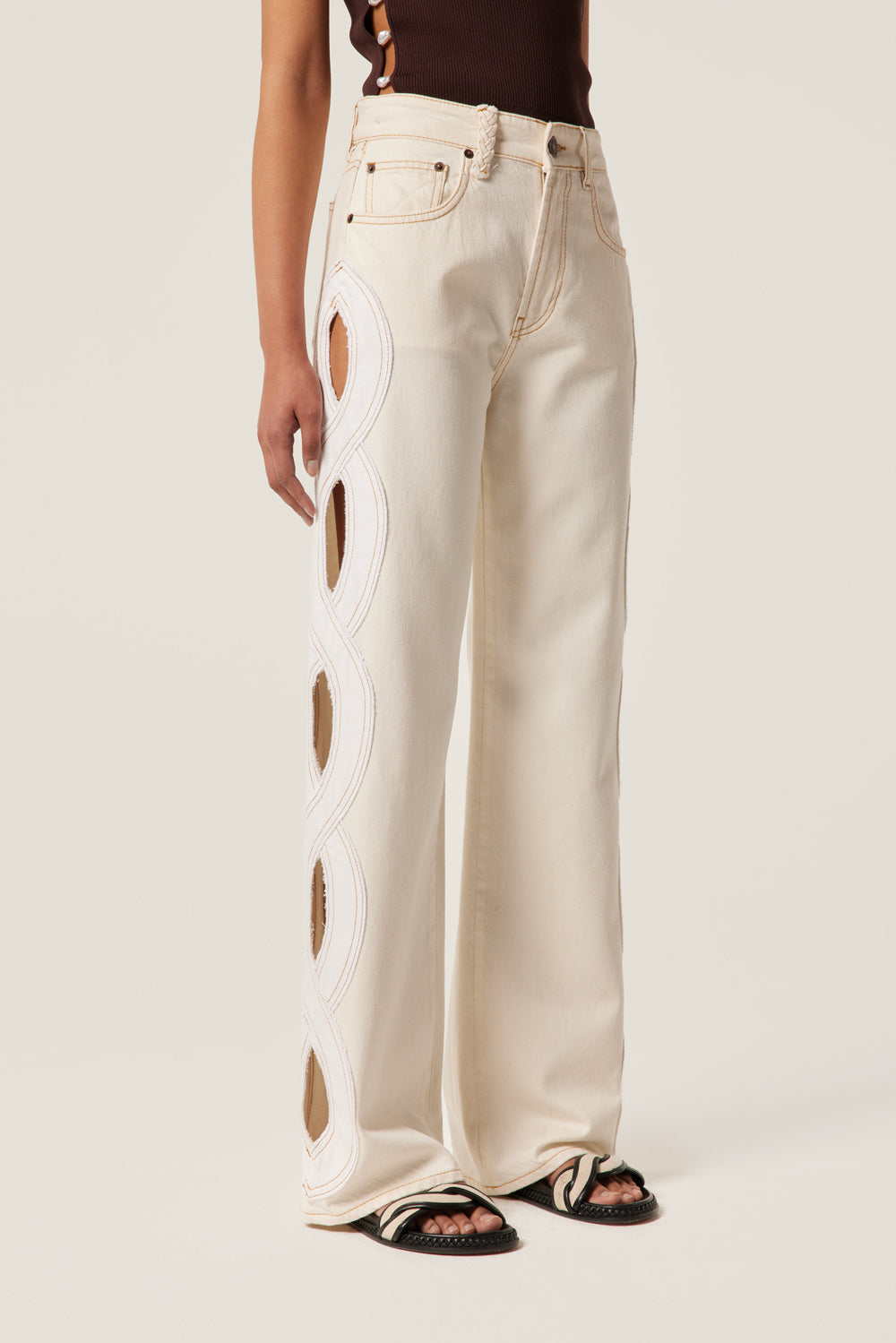 everyone soft denim pants （ECRU）　M everyone soft denim pants ECRU M デニム