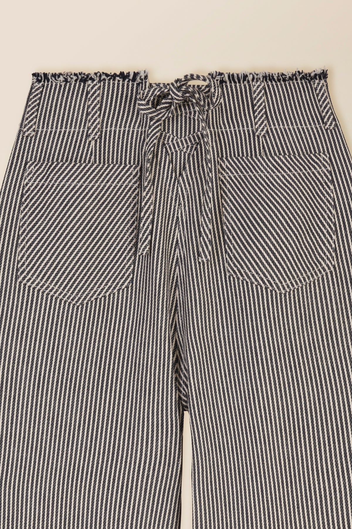Striped trousers