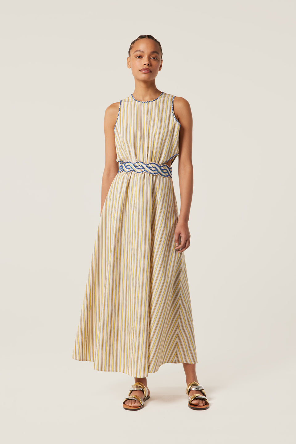 Robe longue évasée