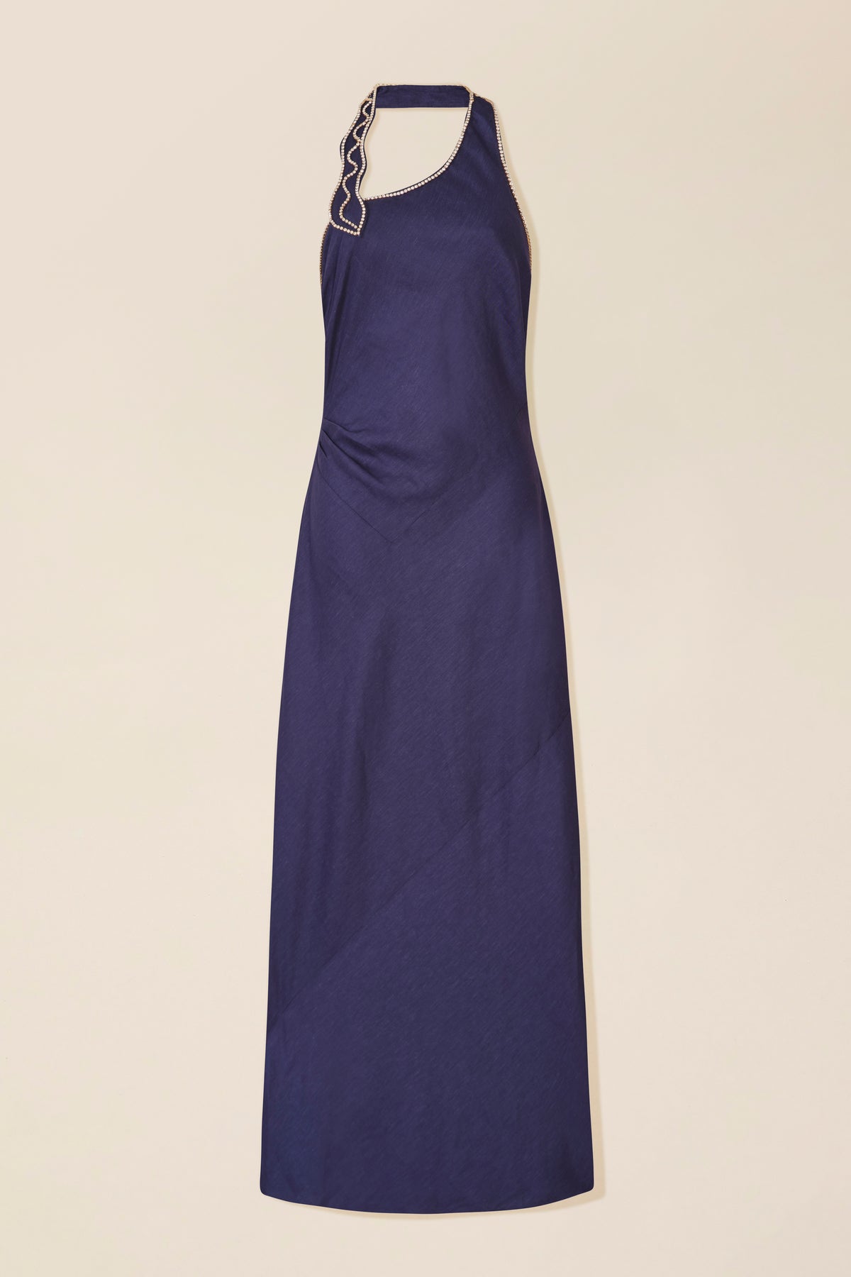 Long rhinestone snake choker dress