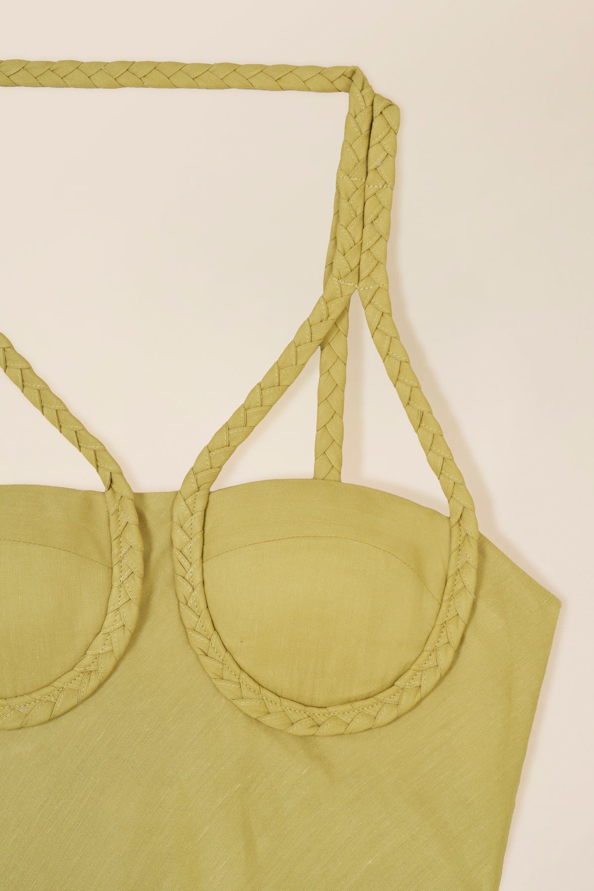 Bustier-effect dress