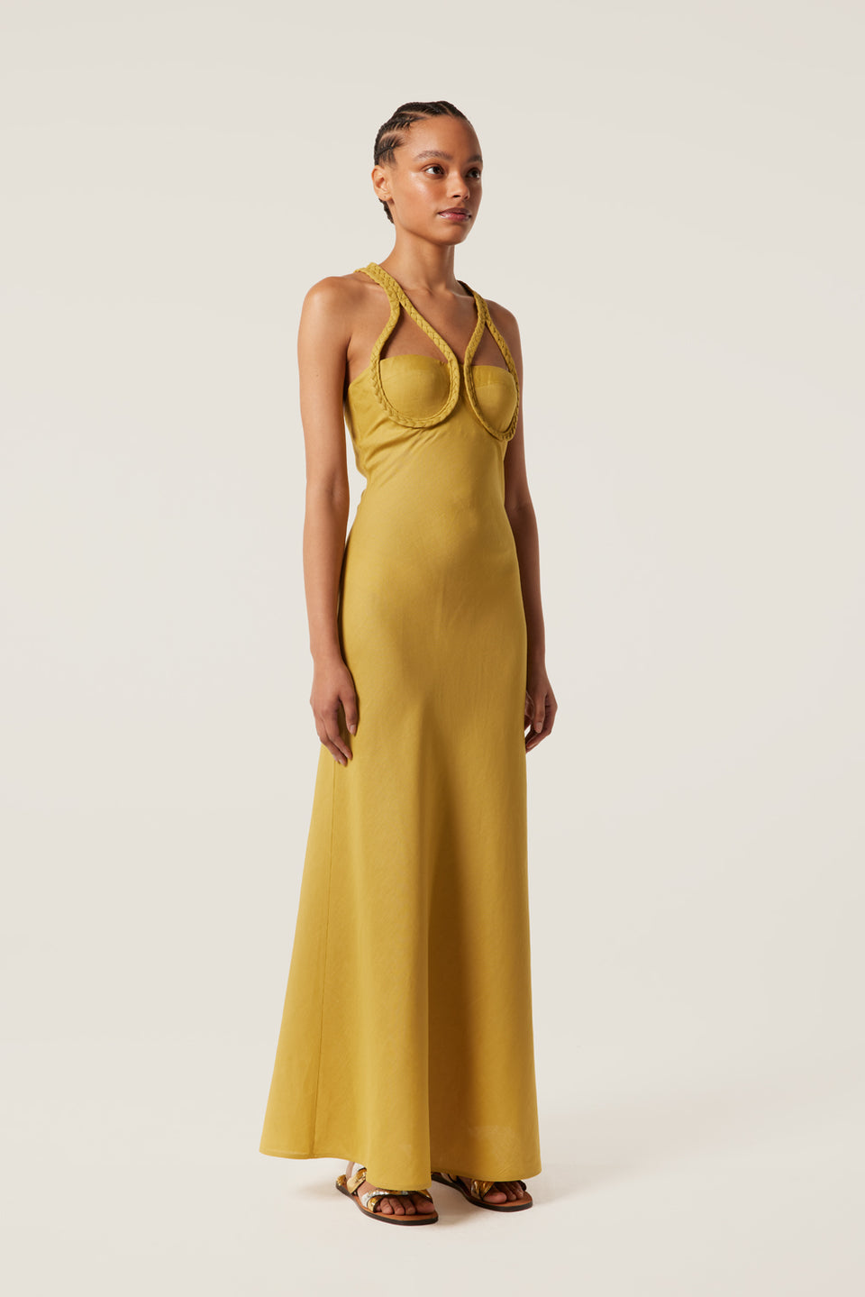Bustier-effect dress