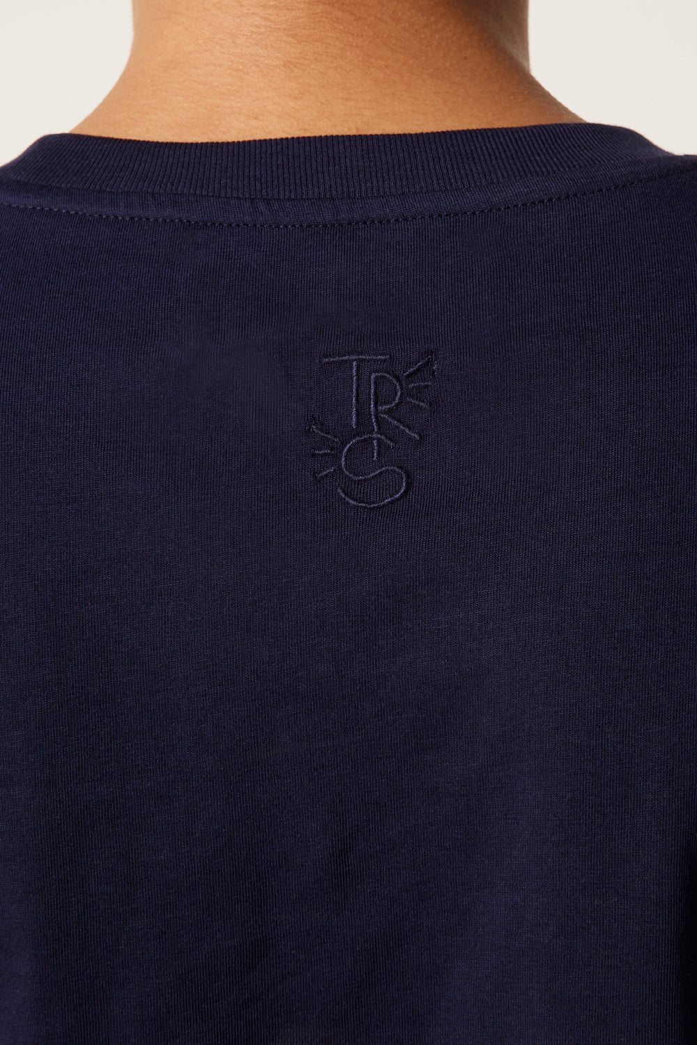 T-shirt with snake panel