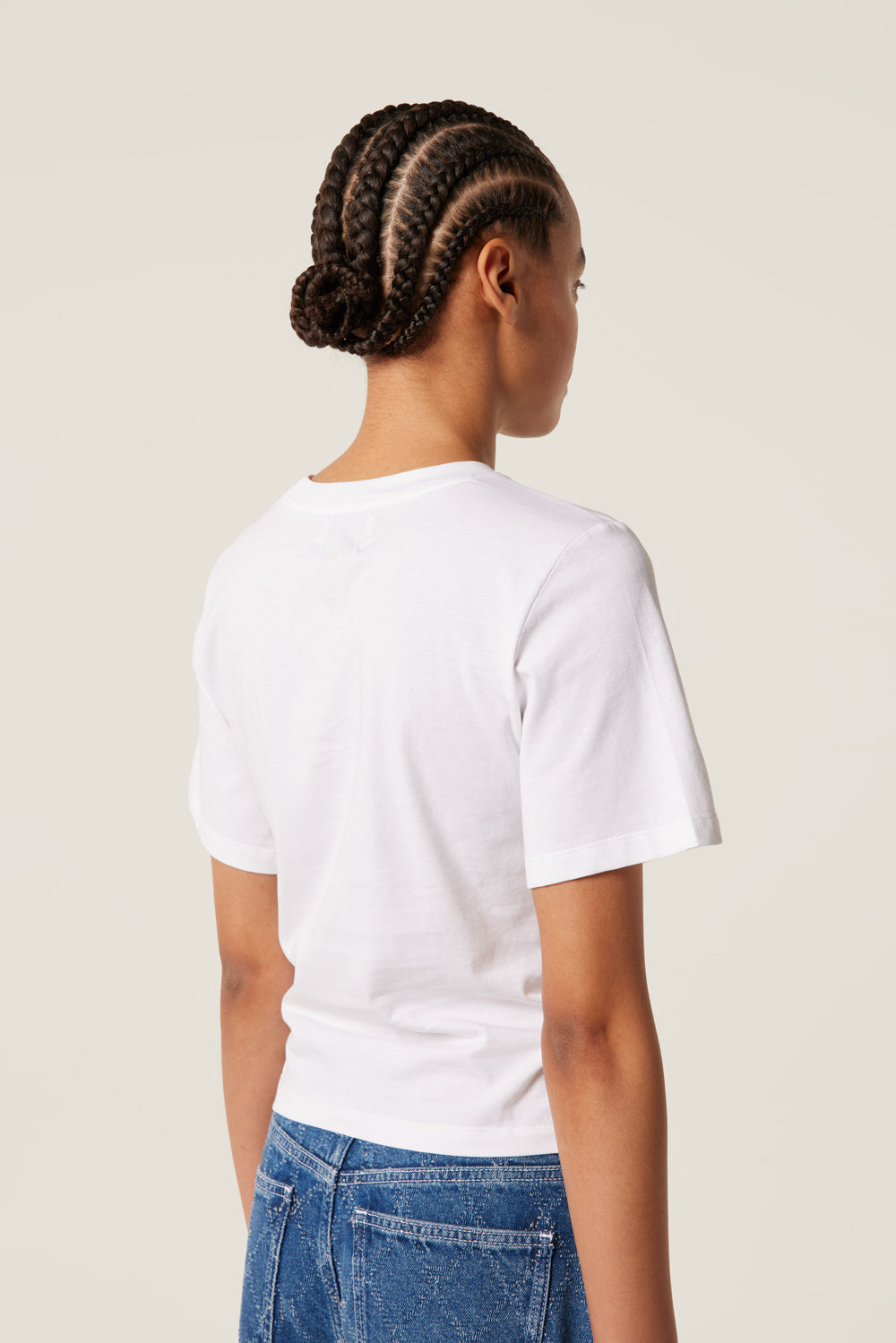 Gathered heart T-shirt