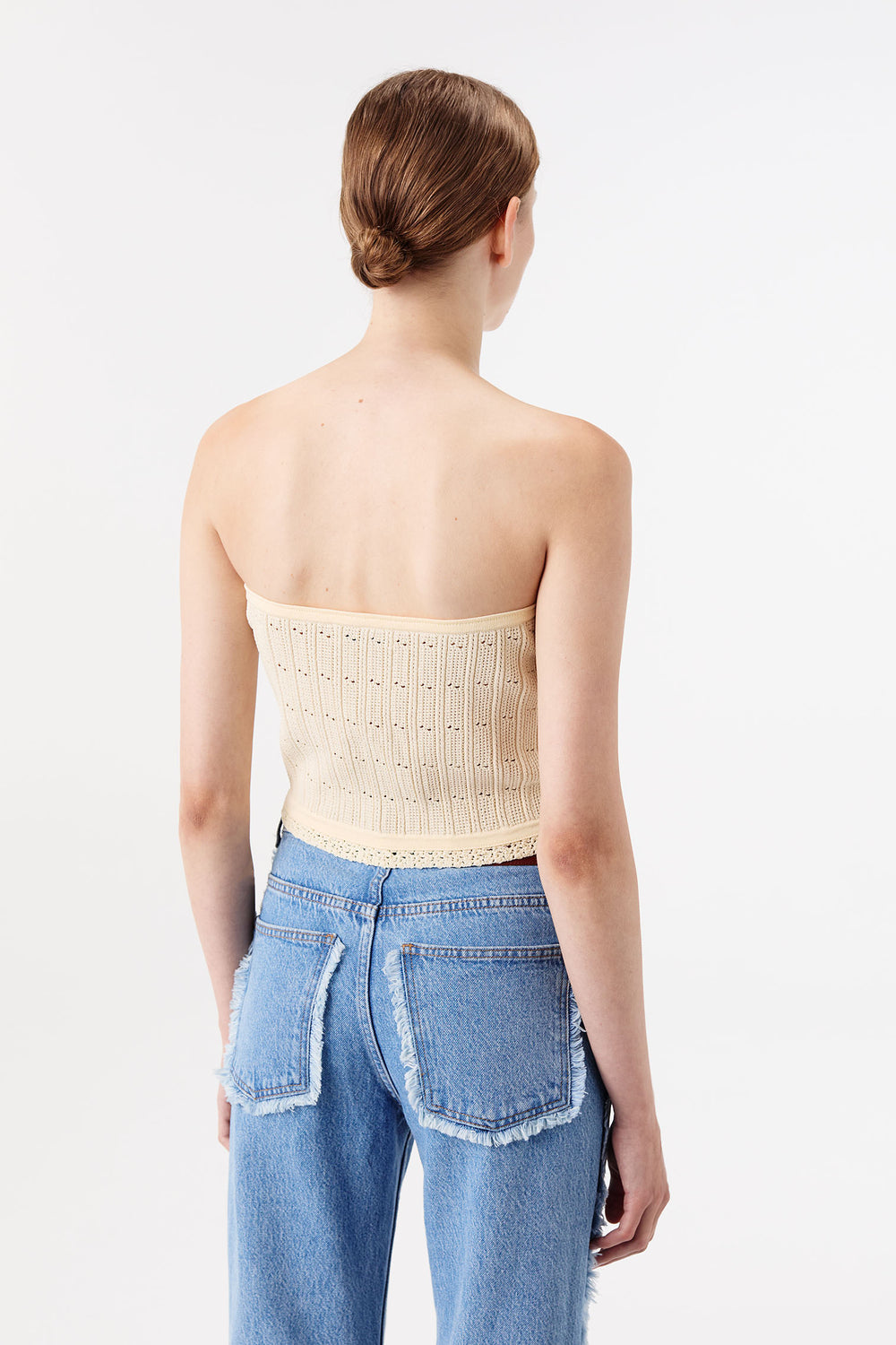 Knit bustier