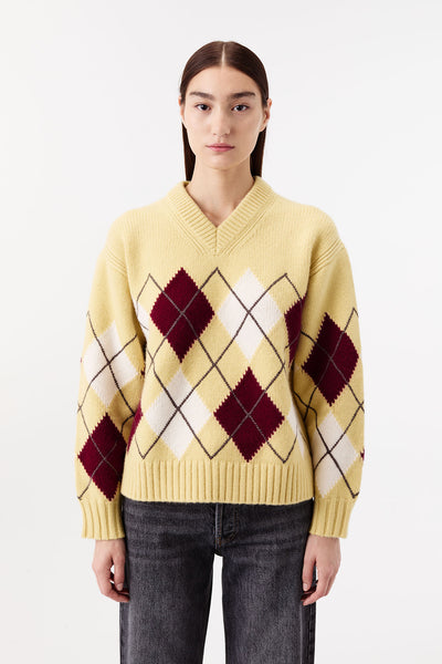 Collar burlington sweater